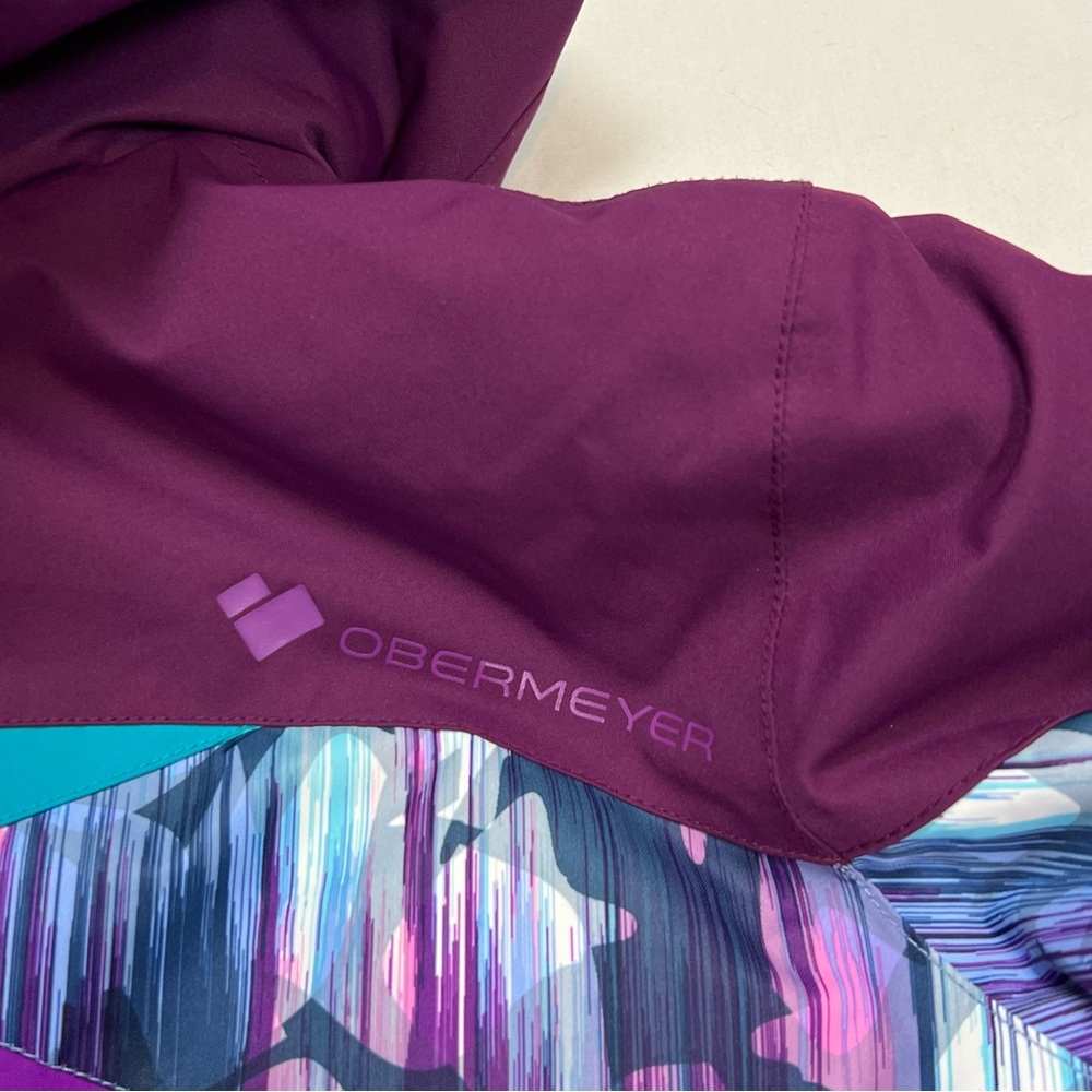 OBERMEYER ASPEN Tabor Insulated Hooded Ski Jacket Teen Girls Size XL 18 Purple - Picture 11 of 11